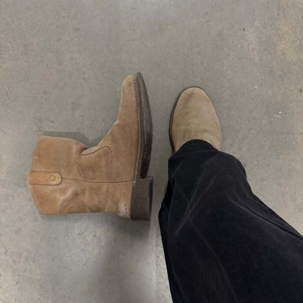 Vintage Del Rio Brown Suede leather boots